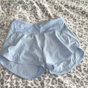 blue lululemon shorts size 2 4”